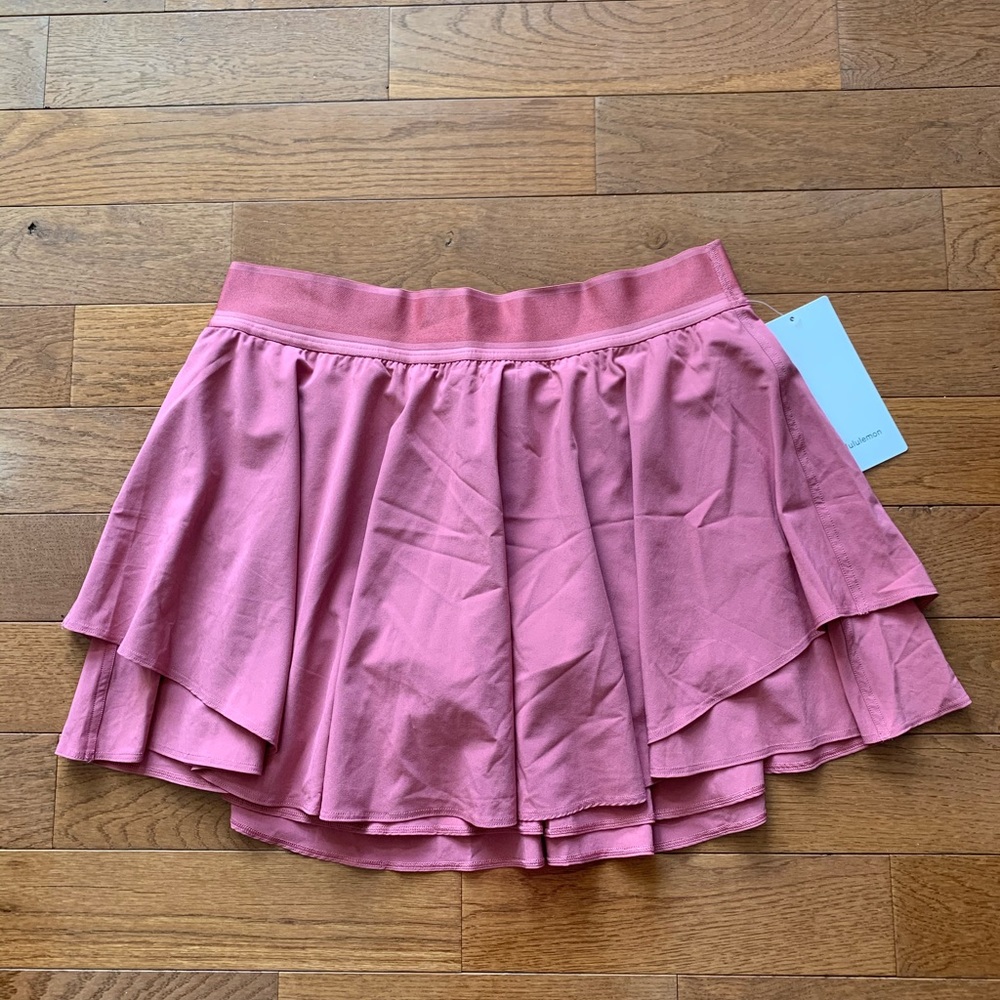 🍒Lululemon Court Rival High Rise Skirt Tall-Cherry Tint-12/14🍒 - Picture 1 of 16